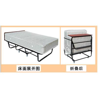 现DQS代简床约弹簧床酒店加床单午休床折叠位单人可用移动多弹簧