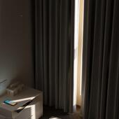 全遮款 光窗2帘卧室024新挂钩式 飘窗隔热防晒光827挡避光防遮阳布