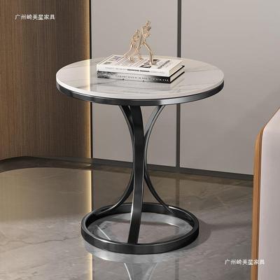 轻奢岩边板边几小客茶几大理石厅沙发角简HUI67981约可移动阳台小