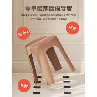 滑茶902几凳加厚结实板凳小凳子家用cm38圆叠放矮浴室客厅可塑防