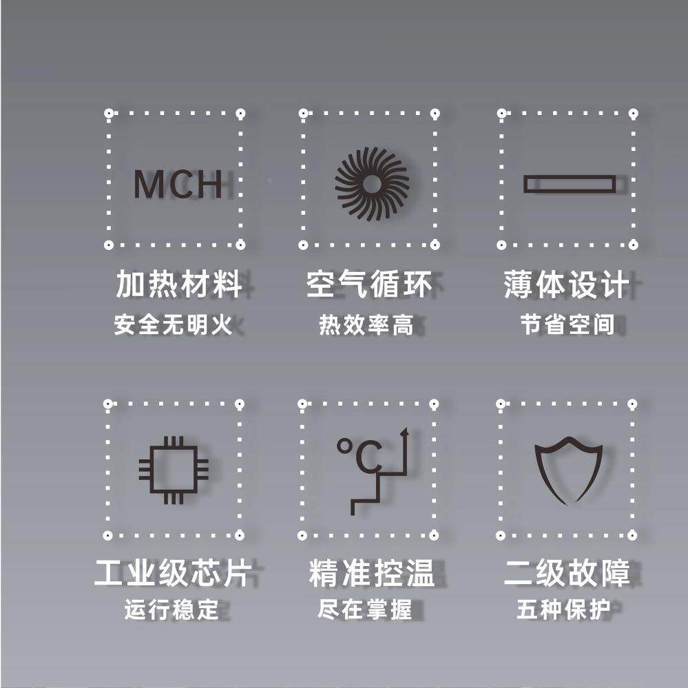 D-IN型12VW/24V直EHF流温加热器F风扇式智能控微型小型加热器