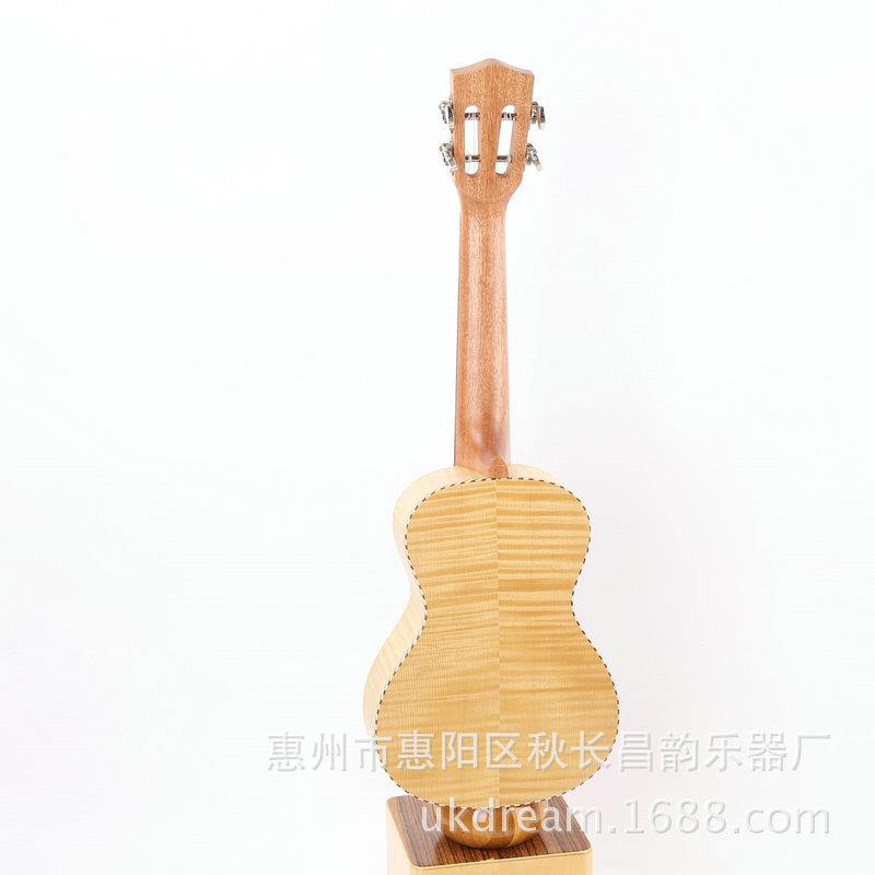 2UC-A6H46寸全小虎纹木古典头乌克丽丽小吉他枫ukulele夏威夷吉他