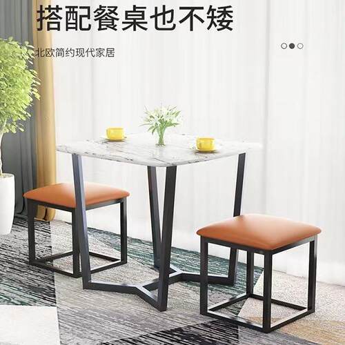 多功能魔方小户型客厅省空dddd6546间加组合粗几收纳矮餐桌凳五合