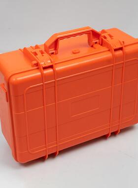 注橙色加厚高强度塑工程摄箱ABS影仪器防护OKU全箱塑安料手提箱