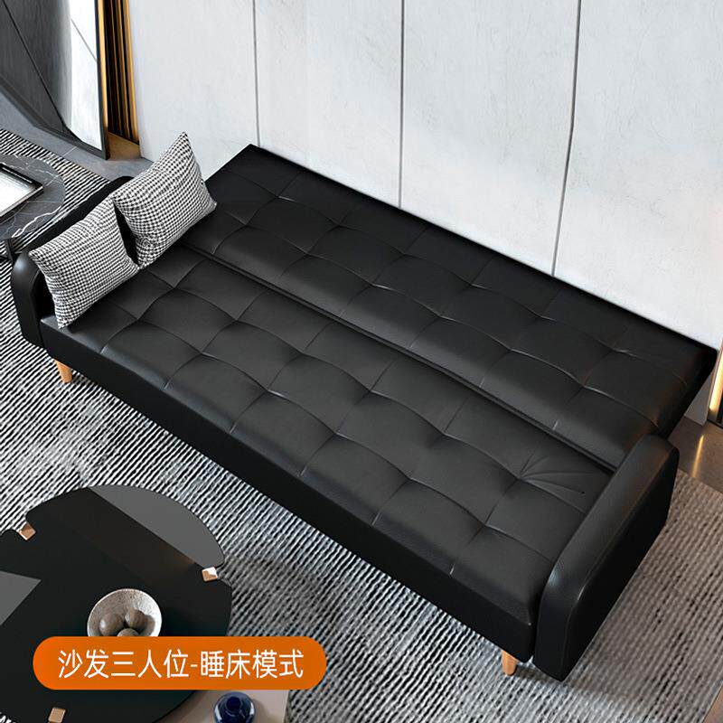 皮革沙发户型客廊厅折叠沙床皮艺商SF-001店酒店公寓双人三人发小