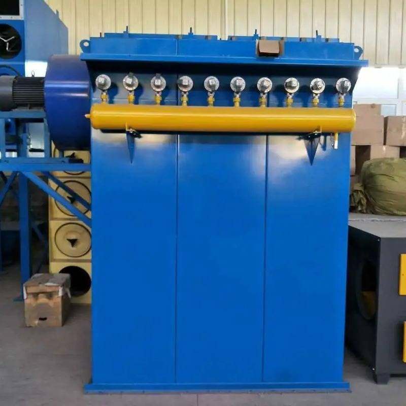 工业大型布袋除尘器立式脉冲水泥除尘环保设备小型单机厂家无尘