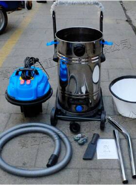 手推式吸不锈钢尘器干两用工业除尘器铁屑煤渣矿尘渣湿吸LLE设备