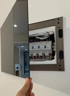 版16米毫玻璃电表箱AL100M28装电饰画箱遮挡电箱闸盖板可竖大直销