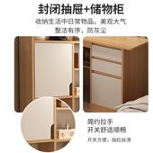 写书桌书桌架一体家用带书柜组合简约学生字习卧室台式 电脑A97