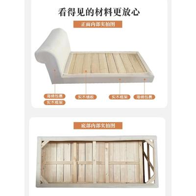 代美式布艺贵人妃躺椅户美式贵妃型沙现发贵小妃榻卧室躺床酒店民