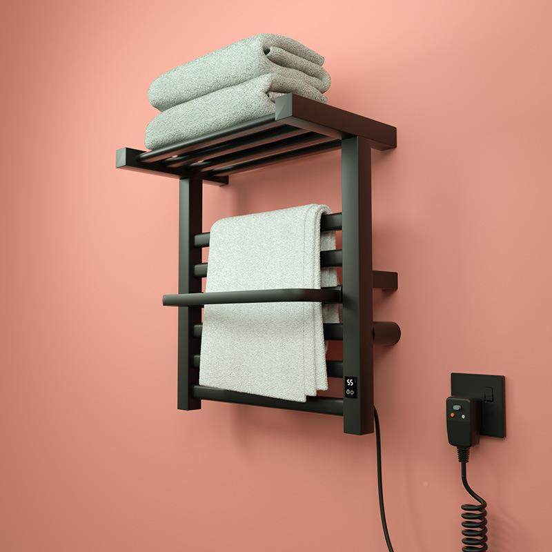 厂家直YHJ销太空铝电热毛巾架碳热纤维加定时恒温浴型室小户干烘,家装主材,智能毛巾架/浴巾架,淘宝优惠券,粉丝福利购,淘宝优惠卷