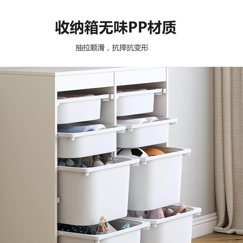 实木儿童玩具纳柜HEO蒙氏储物儿架童组房合置物架大容收量分类整