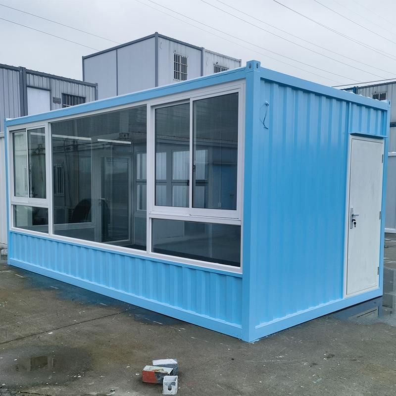 波纹集箱房波定制纹板集成房屋临时移动房钢防火瓦楞板接箱房焊装