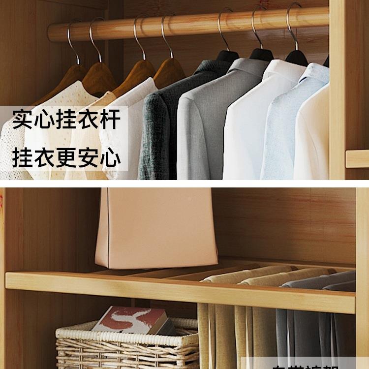 简布帘衣出柜家用卧室租防尘实无帘衣柜易木房收纳无门衣橱结实耐