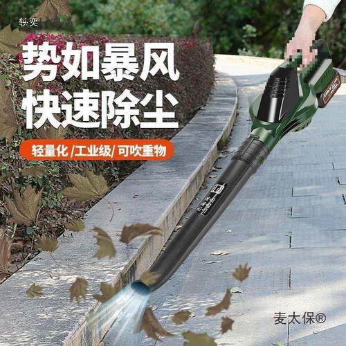 电大吹雪机吹叶机锂电VNH动充电式功率工业吹风林机园树叶鼓麦太