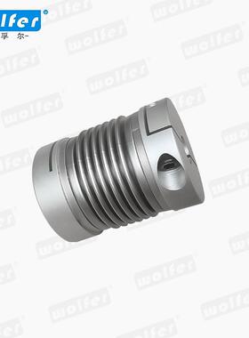 J联-2波纹管407轴器B大扭矩伺夹服步进电机紧螺丝固定式高扭矩