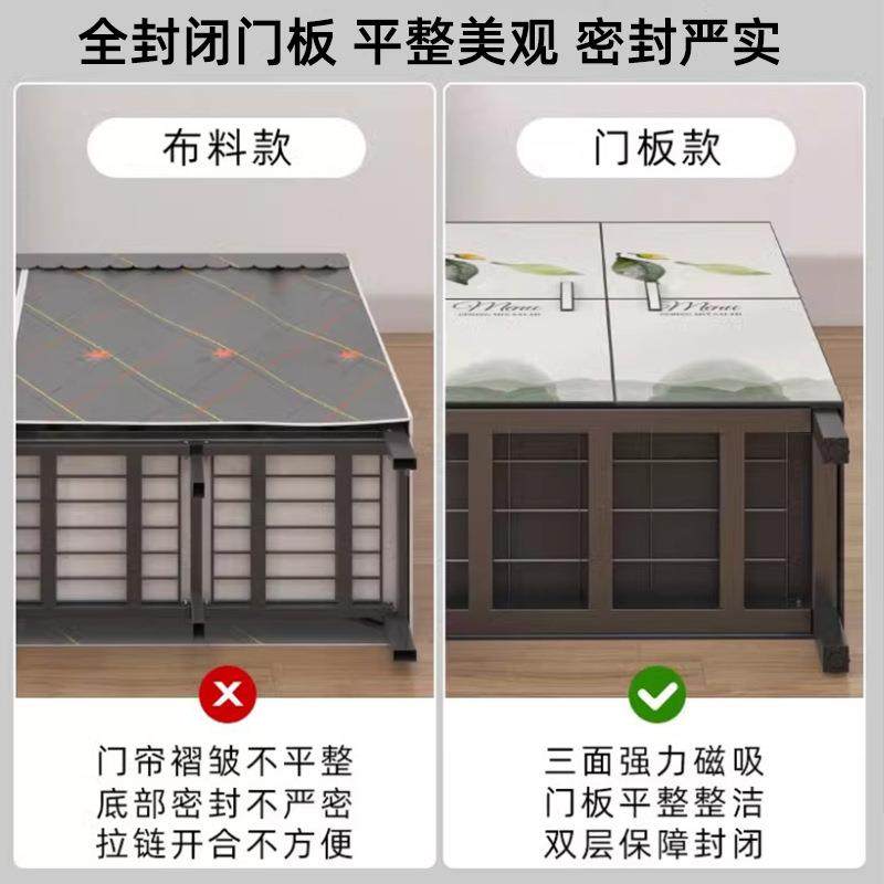 免安装折全叠布衣柜家用002卧室房钢架结构租结实出耐用加厚简易
