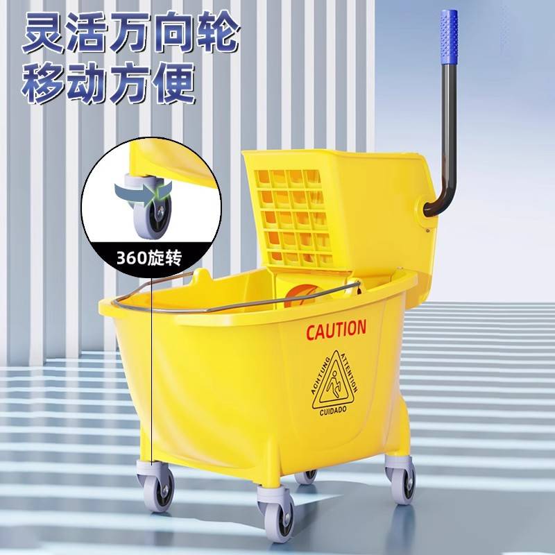 拖布墩布拖把挤水器榨水车拖地桶商用洗免手洗长方形家用酒店饭店