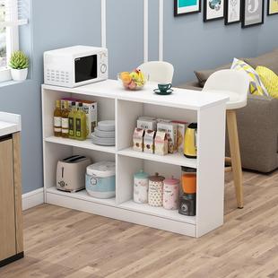 2I家用小户A002型吧台桌定开放断式 客厨房餐厅隔小柜多功能餐制边