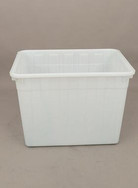 塑料箱储水箱方400L容量OUM白水色如顺塑形业厂家