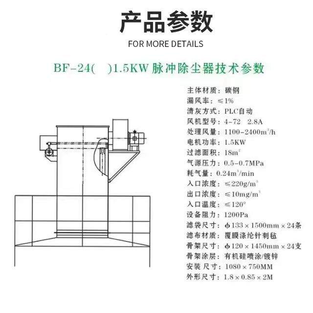 滤筒收尘除器脉冲滤筒式LNI除尘器煤灰胶仓顶尘器注式除尘粉器
