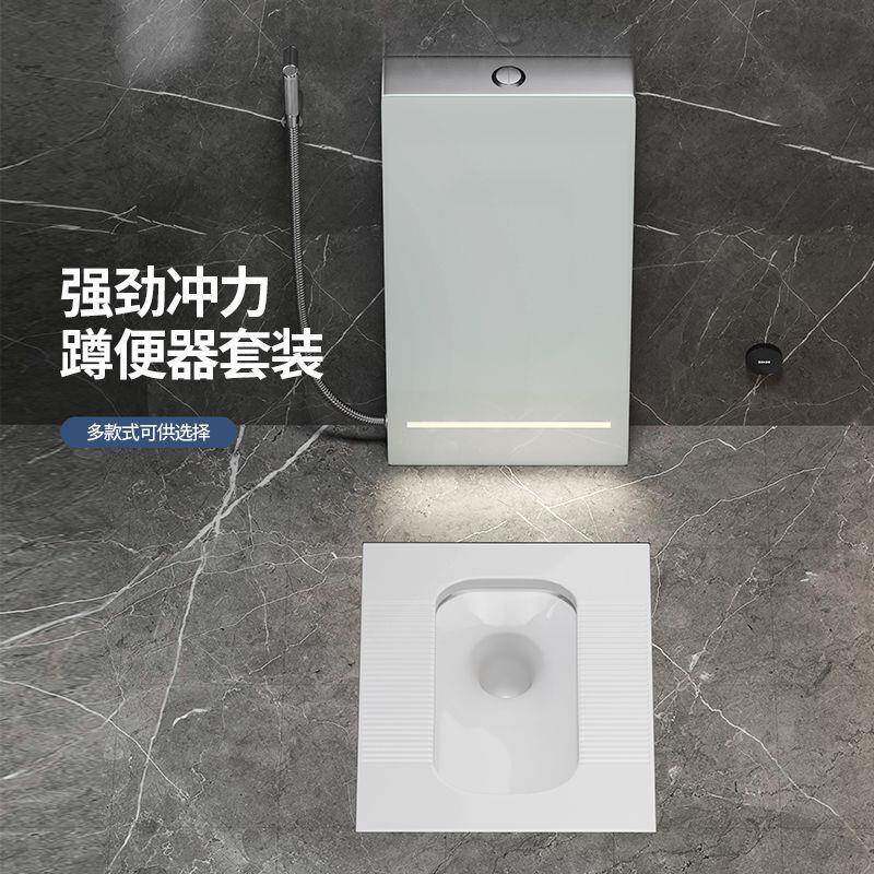 落地灯水箱大器智能落感地冲水箱带感应光脚冲水卫便生724间蹲坑