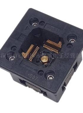 QFP48/TQFP48原装ENPLAS测试座OTQ-48SG-0.5-003烧录座带接地针