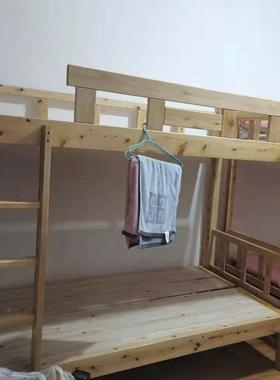 简约实木成人上层28009下铺双床学下生高低木床员工宿舍上柏木字