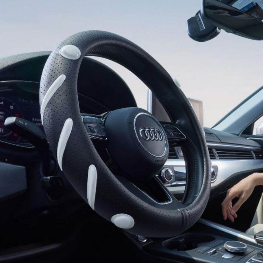 柔软T把P642U气垫压套防滑吸汗按四季通用减压方向盘套