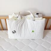 床垫棉两面用豆豆绒童午睡垫爬纯式 MMM韩便儿携式 幼儿园手提款 行