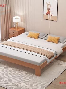 【942人收】床藏全榉木实TMK木1.5家用1双人床成人主卧1.8简易单