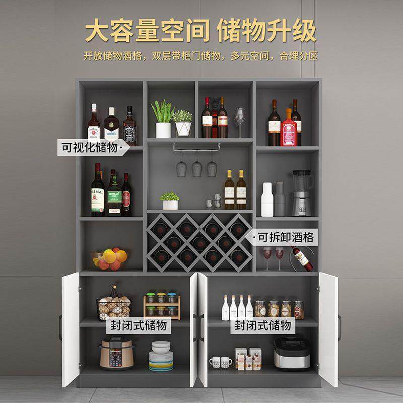 简约现代木质柜客厅酒靠墙家用多功能隔断柜双面玄关门柜KQJ物进储柜