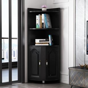 欧式 角柜客厅墙三物970角置架多功能转角角柜物储物柜拐角边角柜