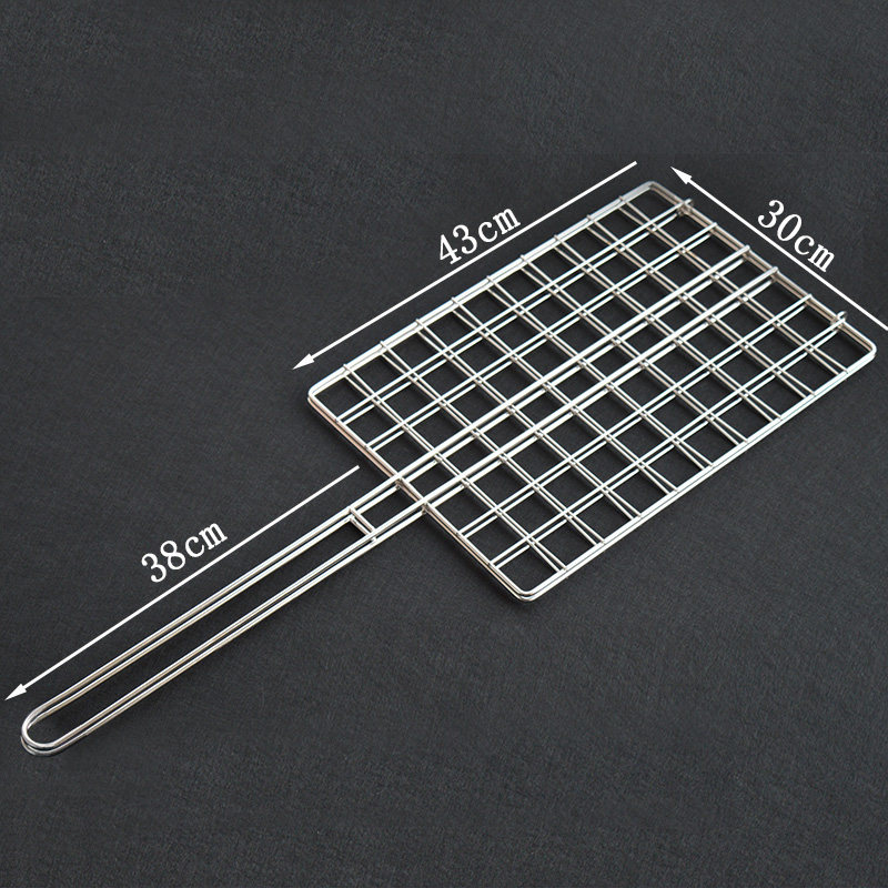 烧烤炉专用烧烤网夹烤鱼夹子商用加粗不锈钢竖条网格拍子大号工具,厨房/烹饪用具,烧烤网,淘宝优惠券,粉丝福利购,淘宝优惠卷