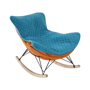 秋冬季摇a摇椅躺椅垫子加厚毛绒沙发懒人坐垫透气网红龙虾椅套垫