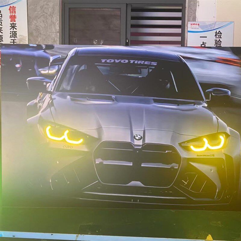 汽车发光壁画装饰画卧室电竞房挂画车库改装店车灯无线遥控发光画,家居饰品,氛围画/灯画,淘宝优惠券,粉丝福利购,淘宝优惠卷