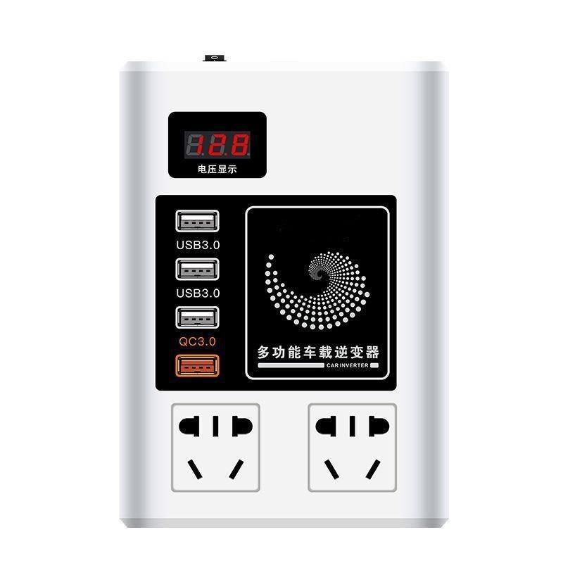 车载逆变转换器220v大货车汽车12v伏24v逆变变器大功率快充充电