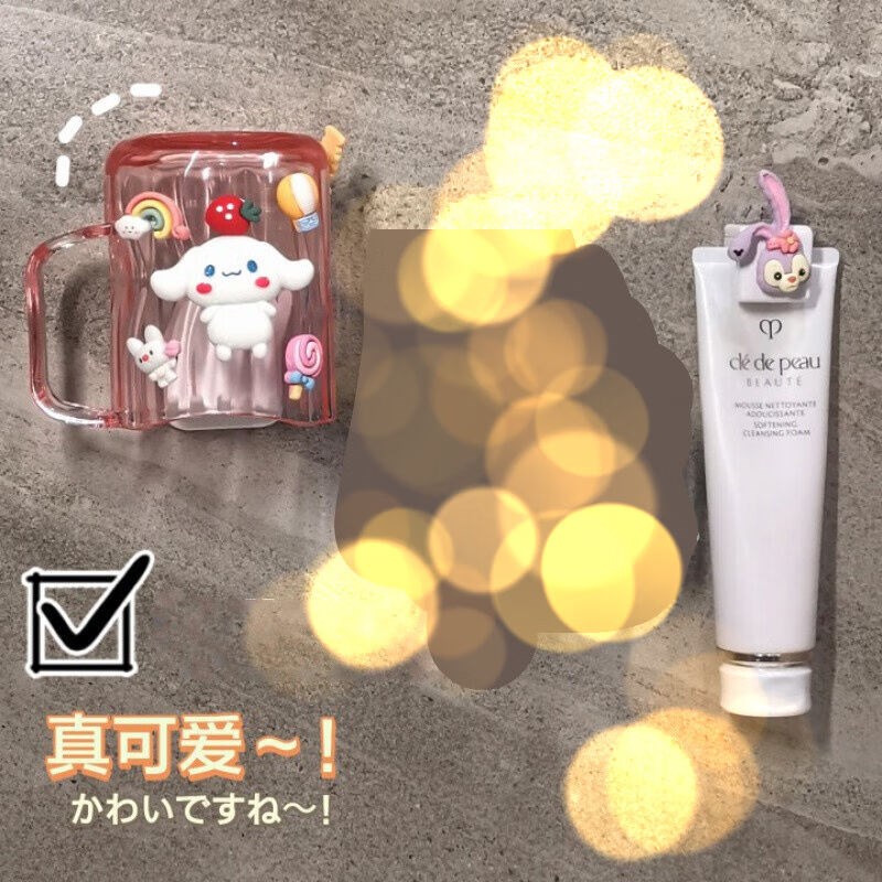 儿童可爱牙刷置物架小汽车卡通创意菱形刷牙杯儿童洗漱杯牙刷杯大