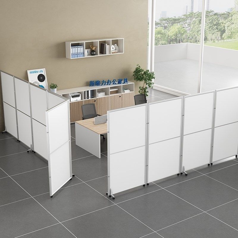 办公室可折叠移动屏风隔断墙工厂车间活动隔仓库墙板简易推拉隔板,商业/办公家具,办公屏风/隔断,淘宝优惠券,粉丝福利购,淘宝优惠卷