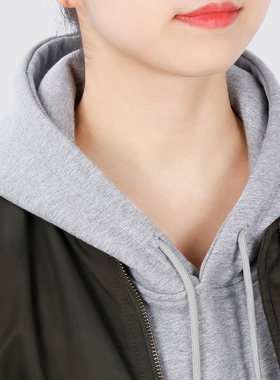 假领子女百搭假领高端灰色卫衣帽子单独假帽子连帽领子配饰假衣领