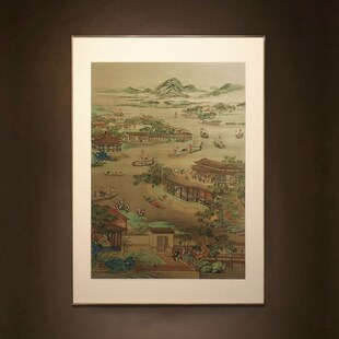 《十二月令》 新中式客厅装饰画卧室沙发背景墙挂画定制铜版画