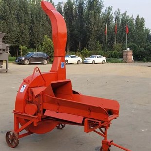 玉米秸秆铡草揉丝机 畜牧养殖用秸秆铡切牧草高喷铡草机