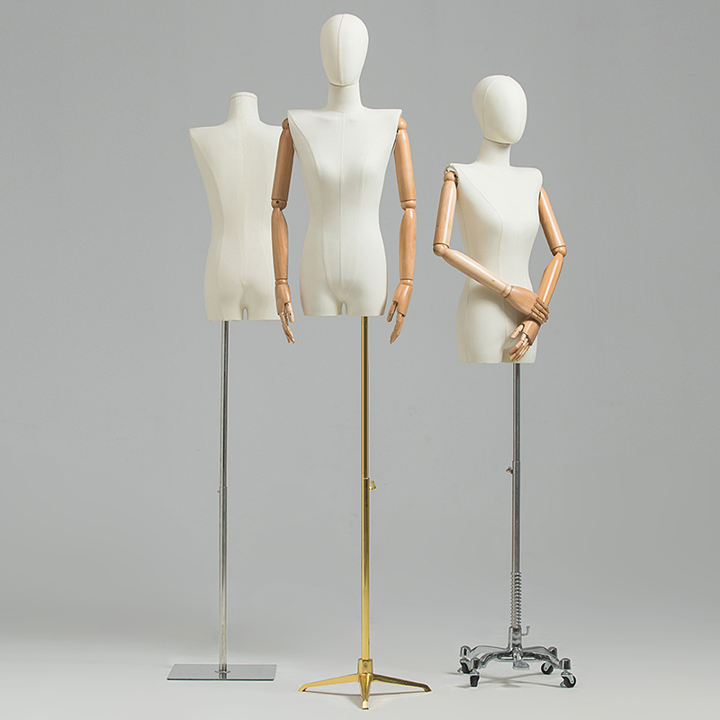 平肩平胸模特道具女全身人台韩国服装店模特架子橱窗假人体展示架
