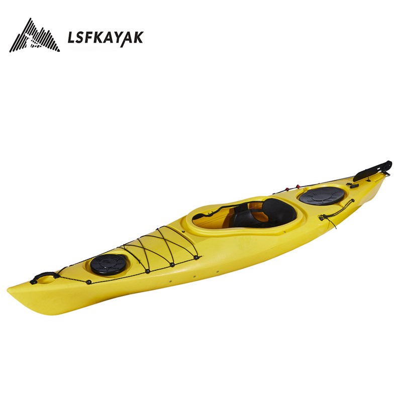 单人海洋舟  单人远洋舟 3.6米海洋舟 俱乐部单人皮划艇 塑料硬艇