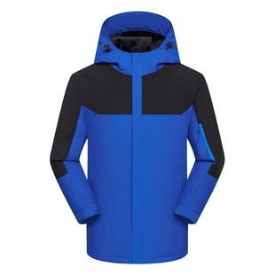 户外加绒加厚冲锋衣定 制夹克单层外套印LOGO秋冬防风工作服