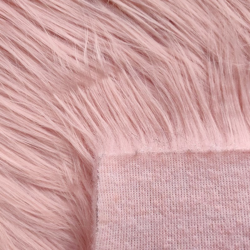 27色现货供应10cm毛高海派长毛绒落水毛玩具鞋材仿头发丝腈纶面料