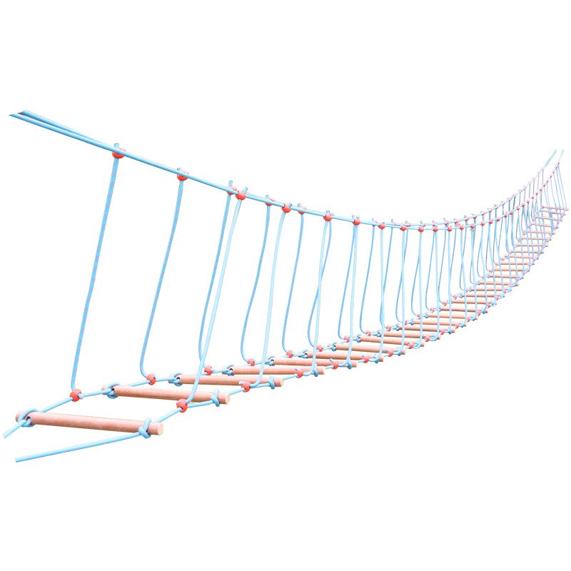 幼儿园儿童户外绳索荡桥儿童体能训练平衡桥体适能攀爬架独木桥