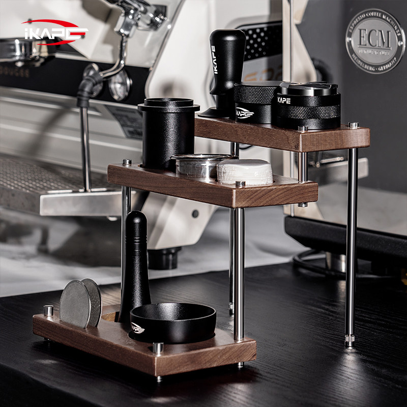 IKAPE帝普咖啡实木置物架收纳架