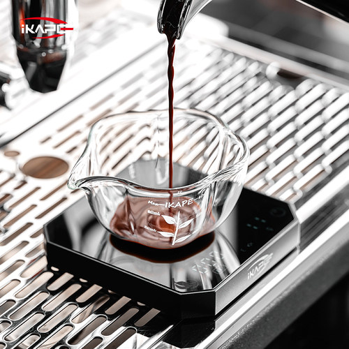 IKAPE南瓜浓缩杯玻璃杯带刻度
