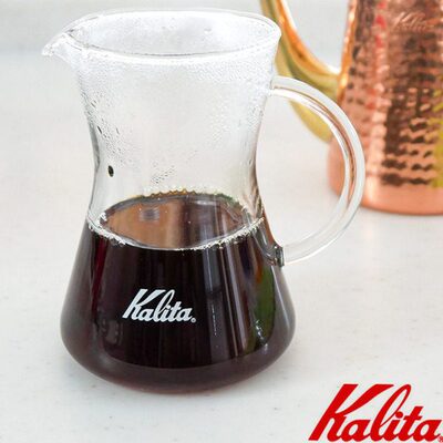 Kalita Conical耐热玻璃手冲咖啡分享壶 圆锥形咖啡壶300ml